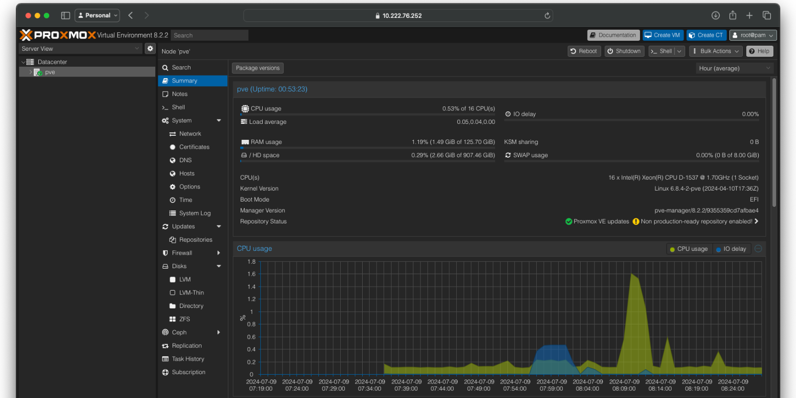 Proxmox Summary